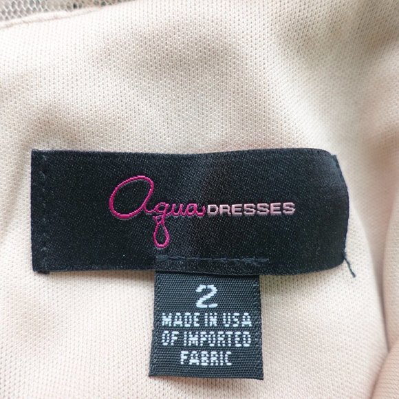 Brown Evening Dress XS Long Gown Sequin Off The Shoulder Maxi Allover Formal USA - Picture 4 of 11